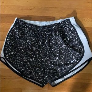 Black Speckled Nike Shorts